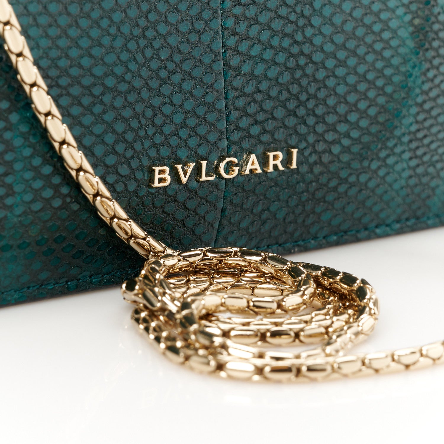 Bulgari Karung Serpenti Forever Crossbody Emerald Green 9 of 13
