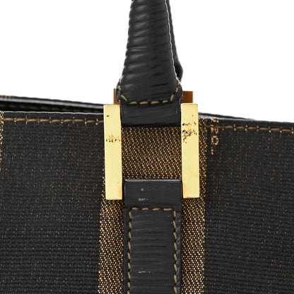 Fendi Pequin Tote Tobacco 11 of 11