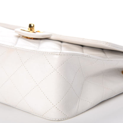 Chanel Lambskin Quilted Mini Square Flap White 11 of 13