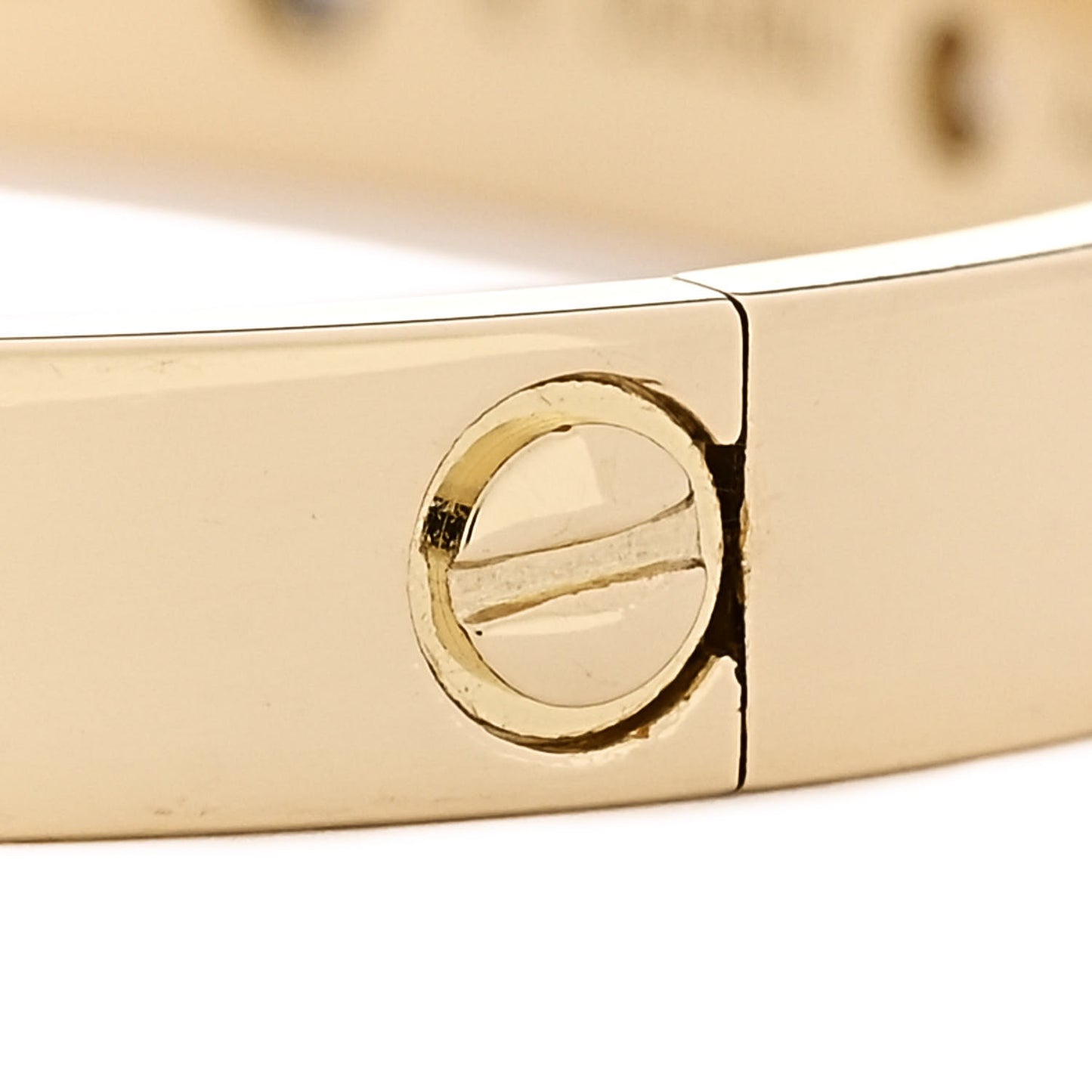 18K Yellow Gold 10 Diamond LOVE Bracelet 16