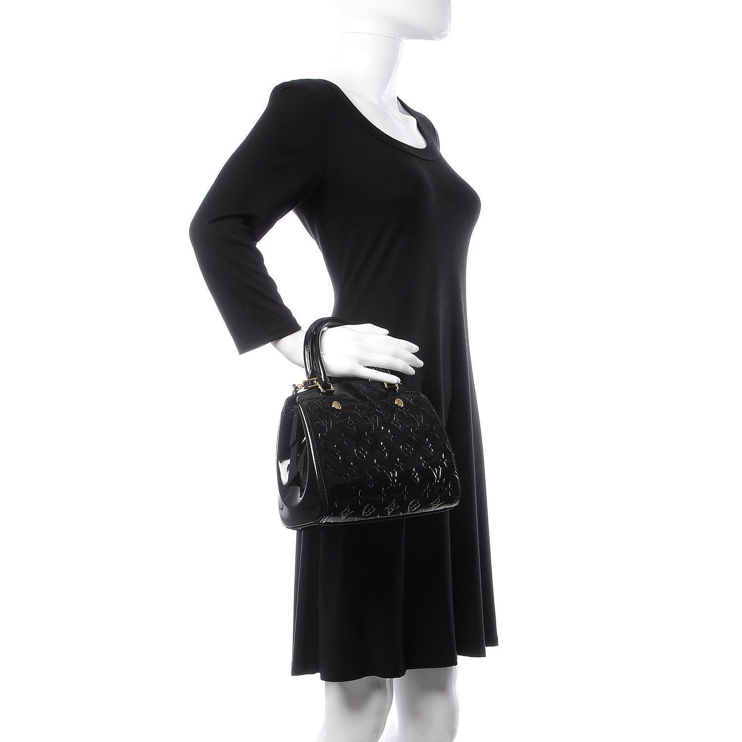 Louis Vuitton Vernis Brea PM NM Black 2 of 10