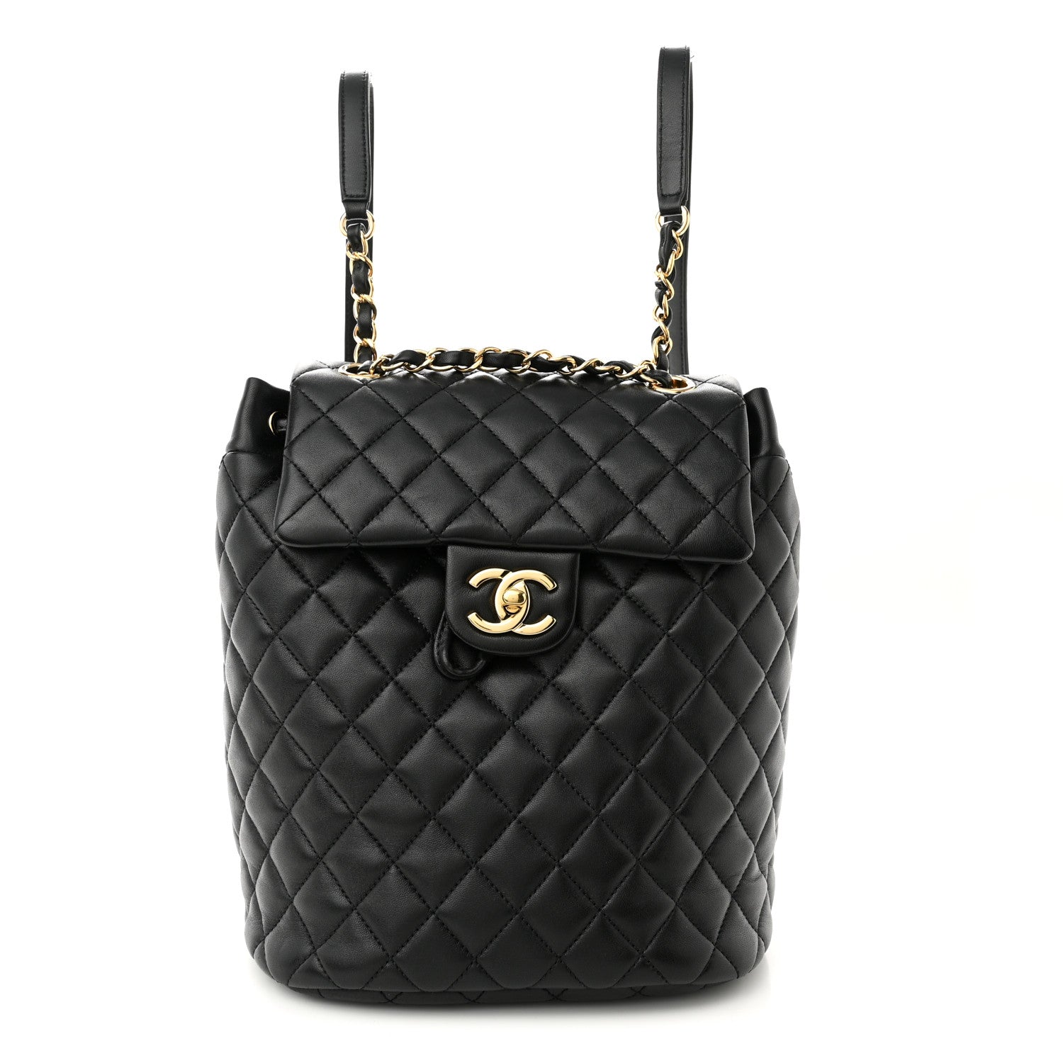 Chanel Lambskin Quilted Small Urban Spirit Backpack Black 1 of 11