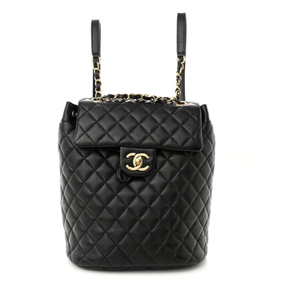 Chanel Lambskin Quilted Small Urban Spirit Backpack Black 1 of 11