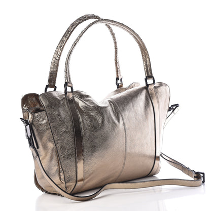 Burberry Metallic Calfskin Medium Raymond Goldstone 4 of 13