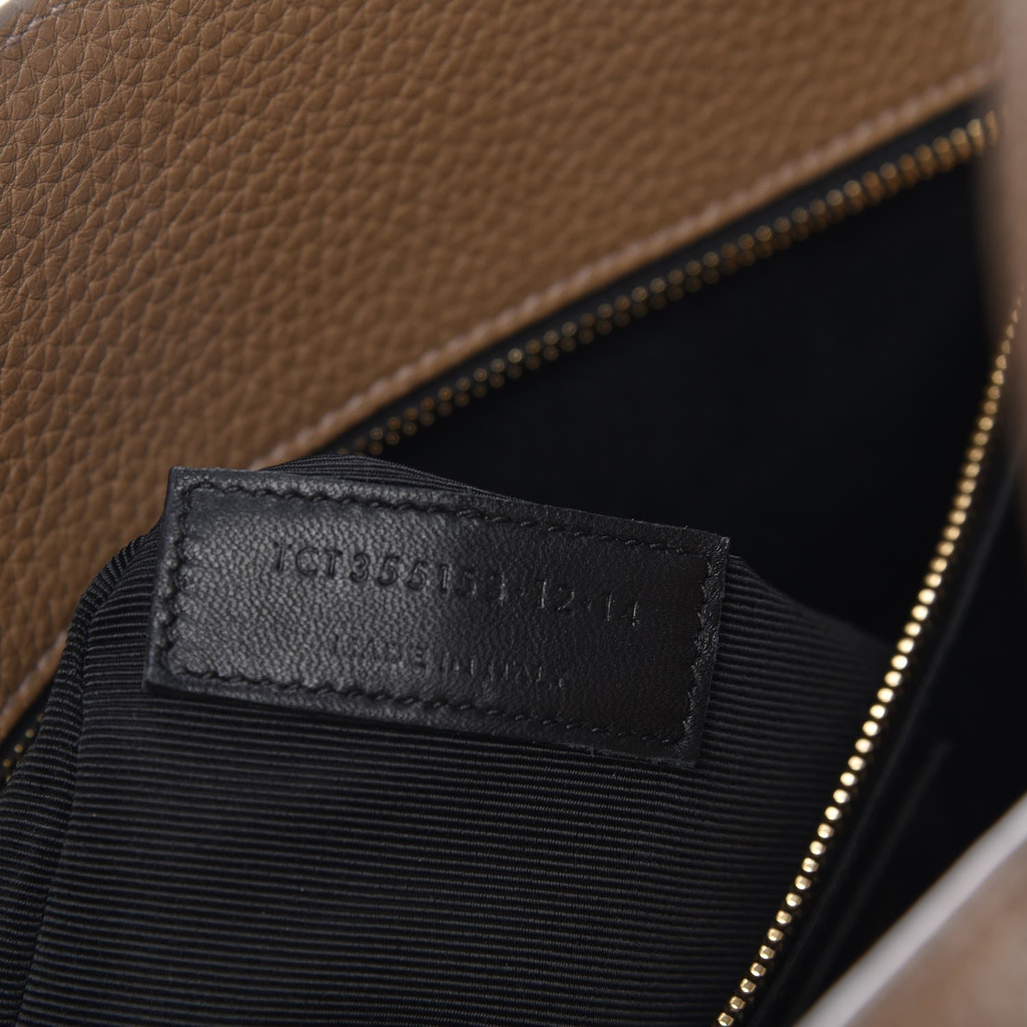 Saint Laurent Grained Calfskin Small Sac De Jour Taupe 8 of 8