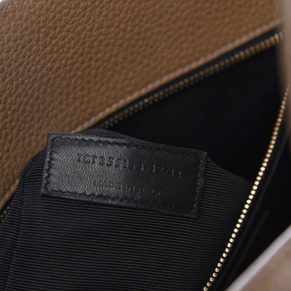 Saint Laurent Grained Calfskin Small Sac De Jour Taupe 8 of 8