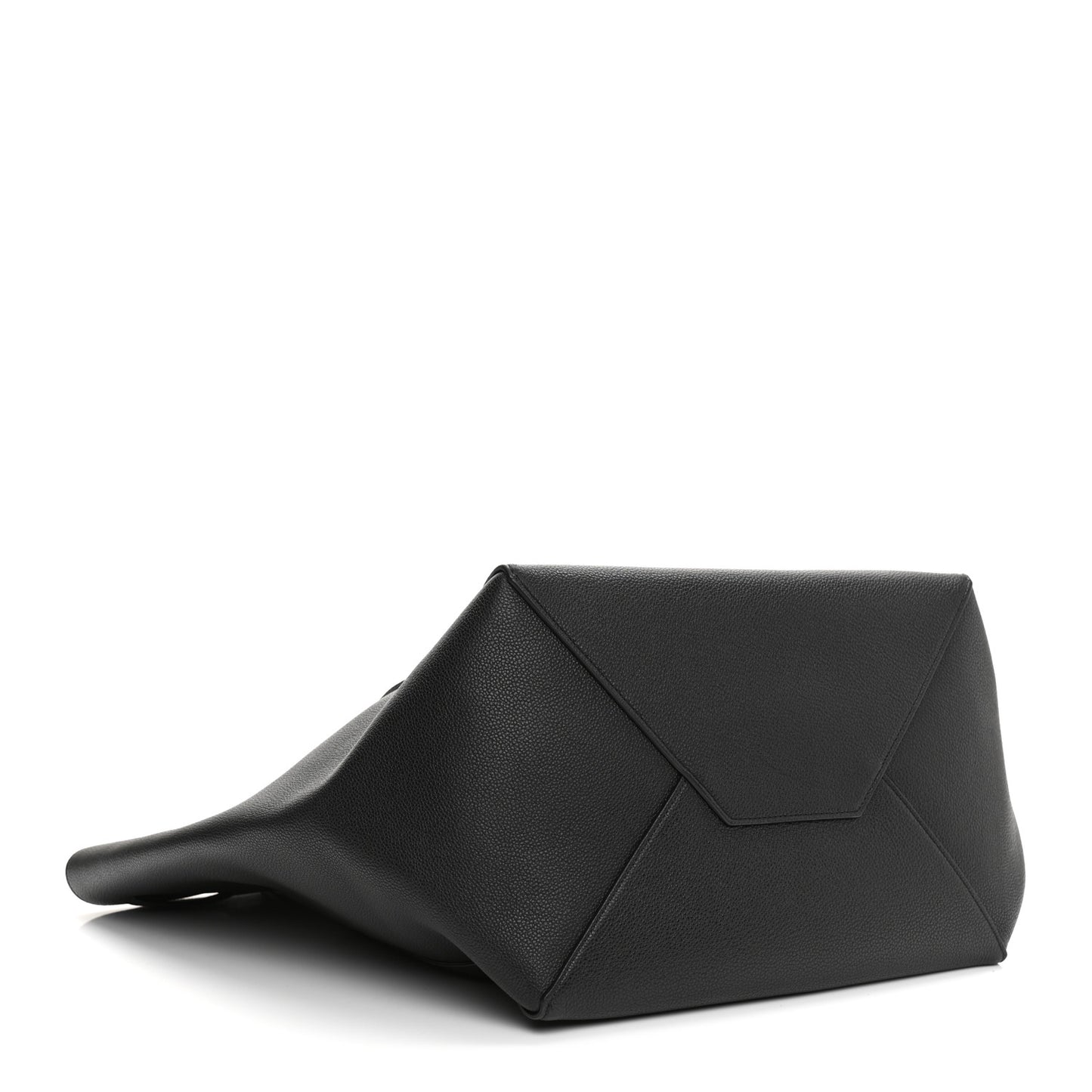 Soft Grained Calfskin Medium Belt Cabas Phantom Black