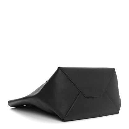 Celine Soft Grained Calfskin Medium Belt Cabas Phantom Black 6 of 17