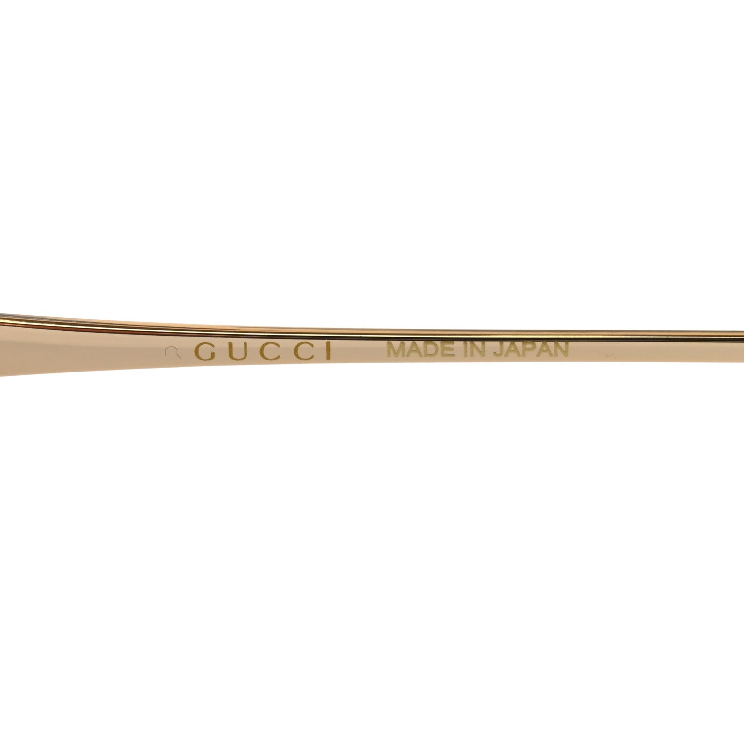 Gucci Metal Oversized Sunglasses GG0646S Gold Brown 5 of 8