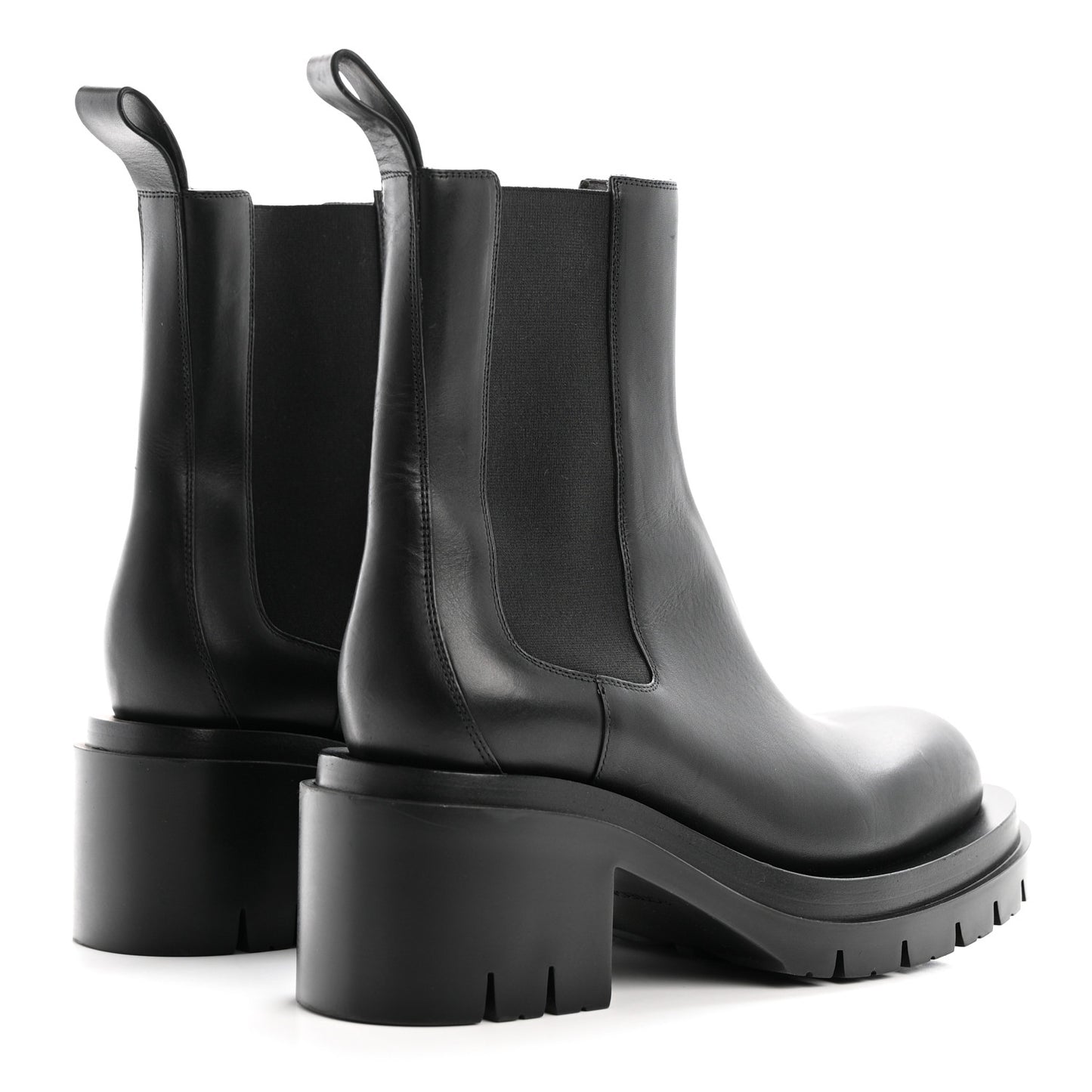 Calfskin The Lug Chelsea 30/70mm Ankle Boots 40 Black