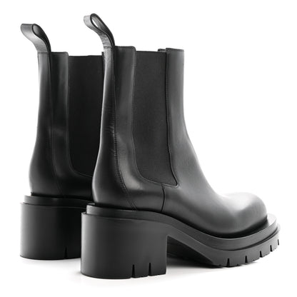 Bottega Veneta Calfskin The Lug Chelsea 30/70mm Ankle Boots 40 Black 4 of 8
