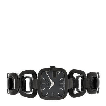 Gucci PVD Stainless Steel 24mm G-Gucci Square Quartz Watch Black 2 of 5