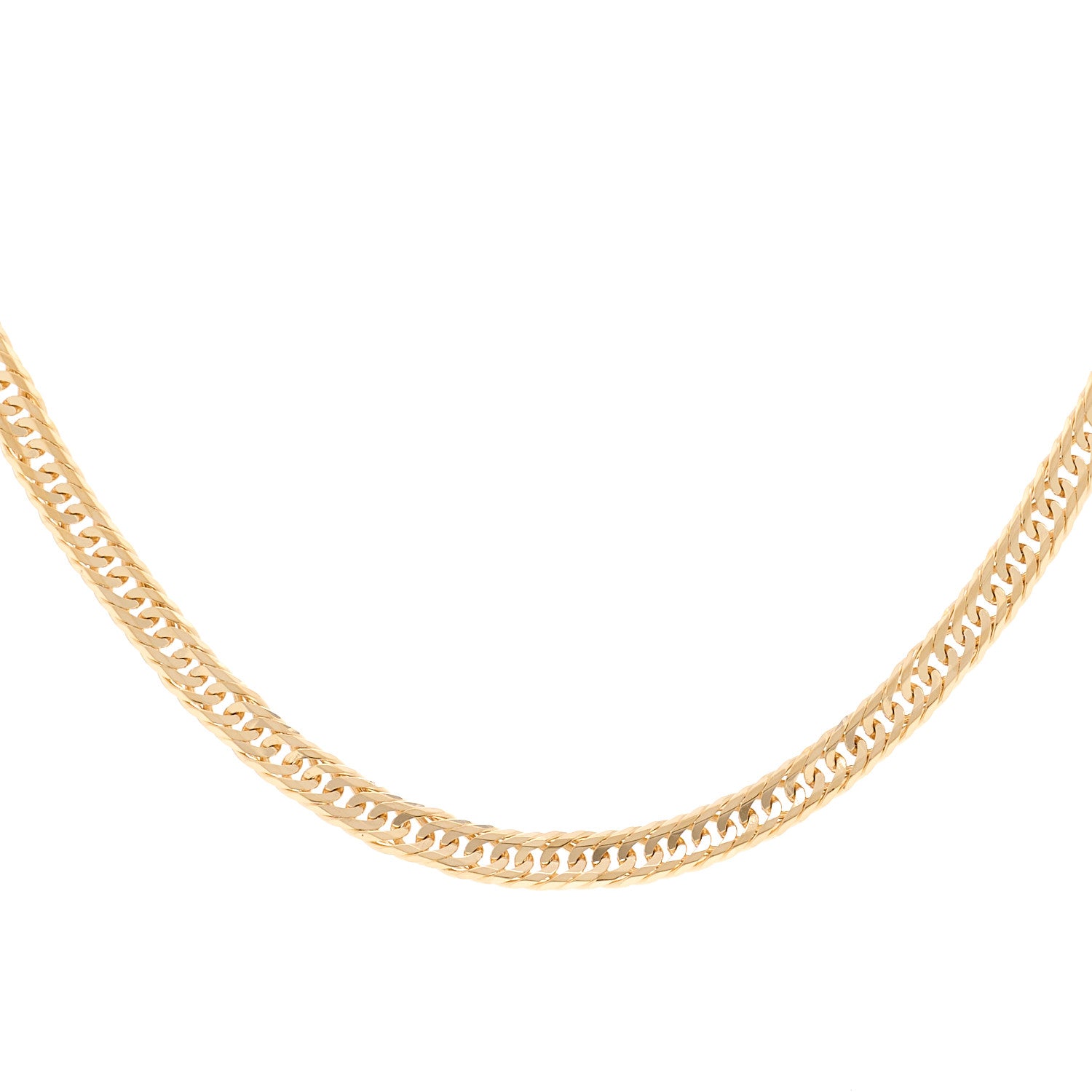 Parker & West by FASHIONPHILE 18K Yellow Gold Curb Chain Necklace 19.75" 4 of 6