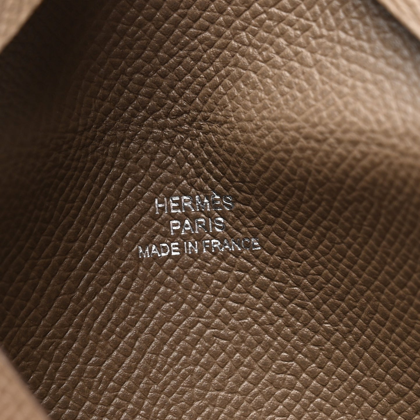 Epsom Calvi Card Case Etoupe