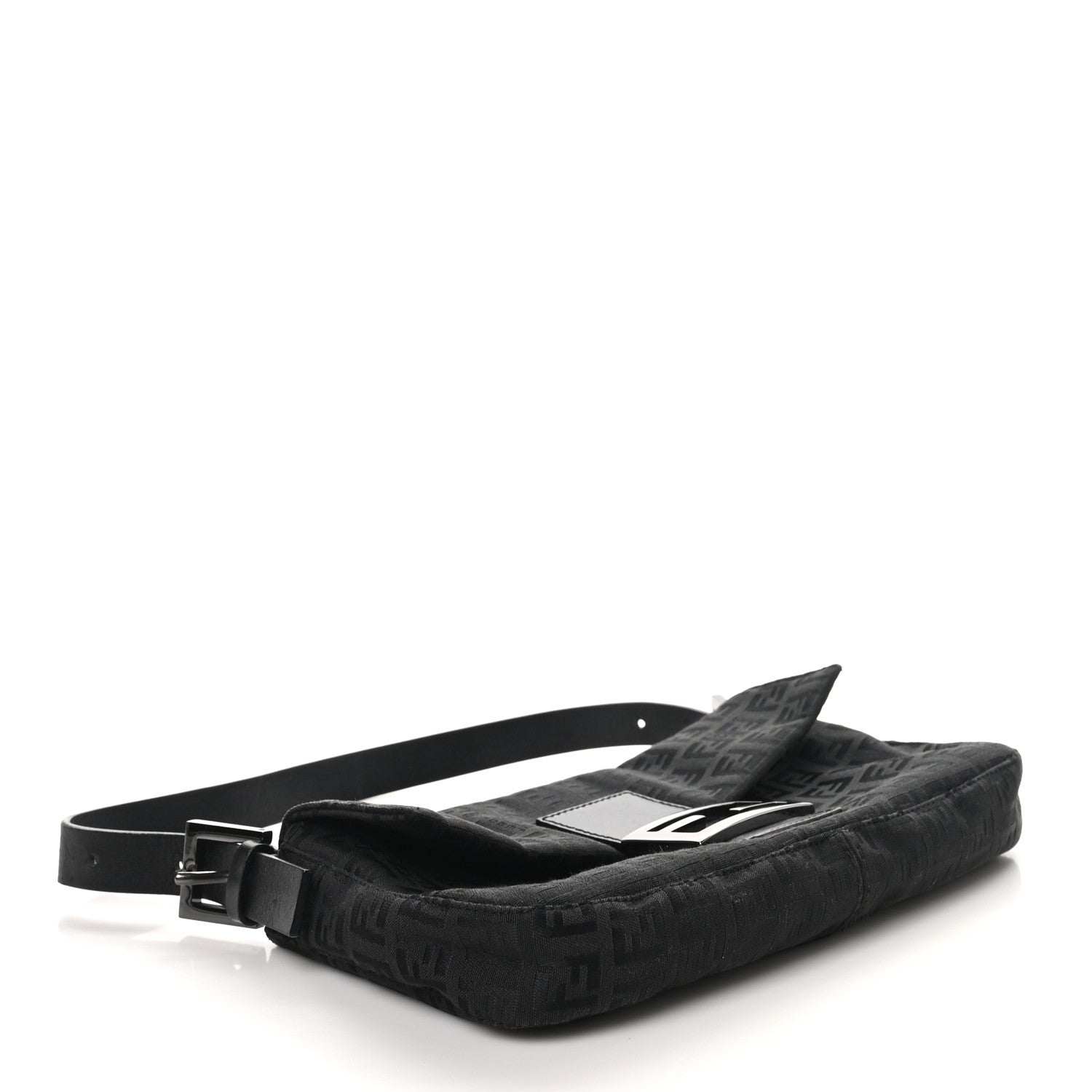 Fendi Zucchino Baguette Black 4 of 9