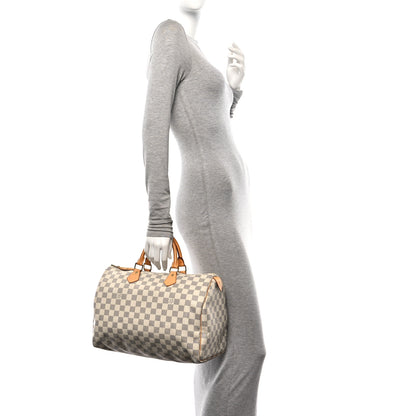 Louis Vuitton Damier Azur Speedy 35 2 of 15