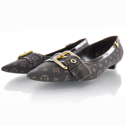 Louis Vuitton Mini Lin Monogram Buckle Heels 40 Ebene 2 of 6