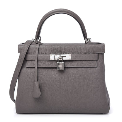 Hermes Togo Kelly Retourne 28 Etain 1 of 11