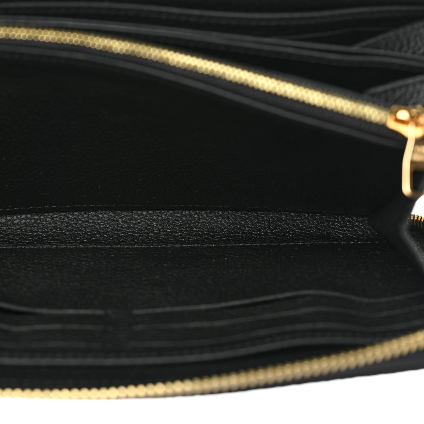 Empreinte Monogram Giant Zippy Wallet Black Beige