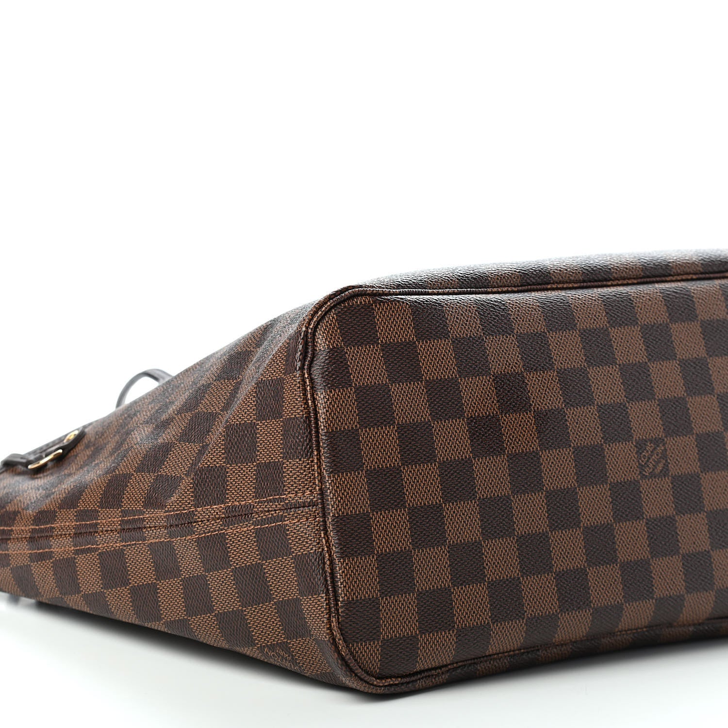Louis Vuitton Damier Ebene Neo Neverfull MM Rose Ballerine 9 of 11