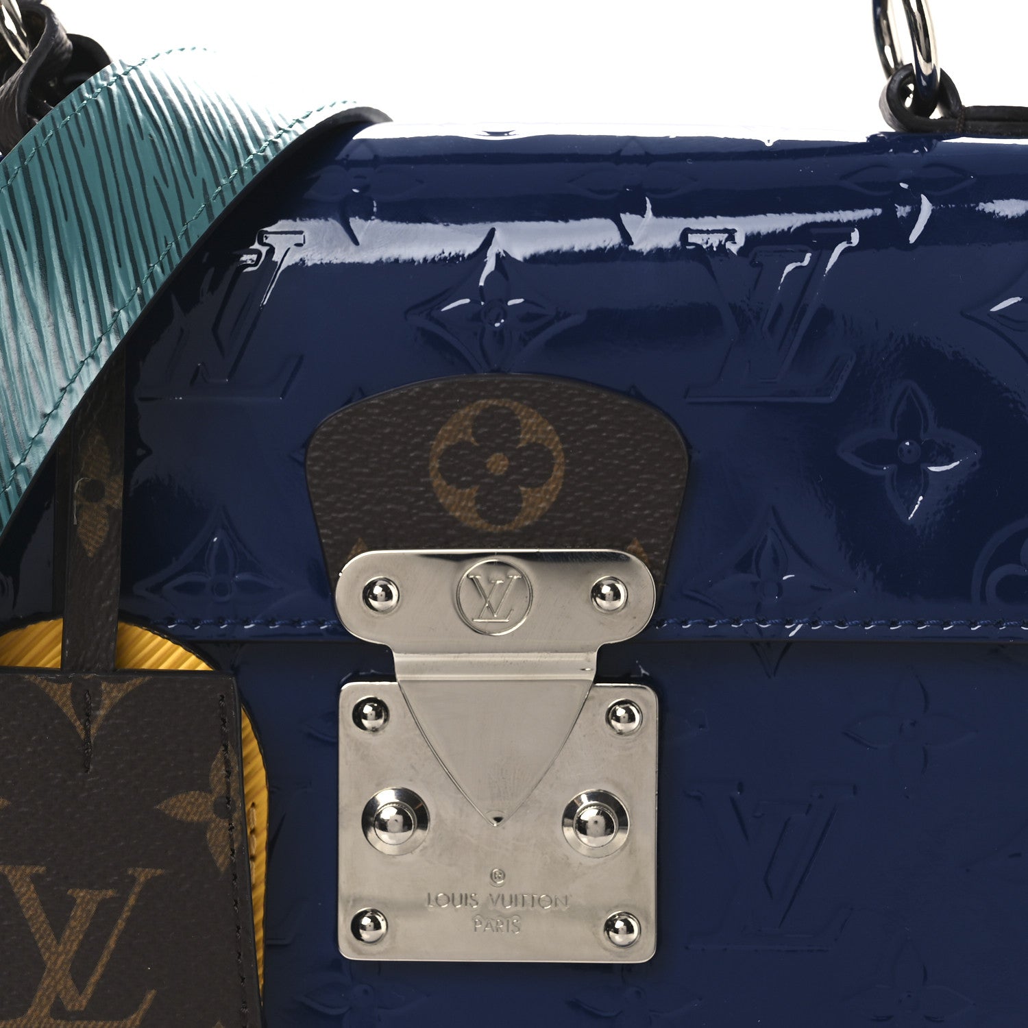 Louis Vuitton Vernis Epi Monogram Spring Street Blue 8 of 13