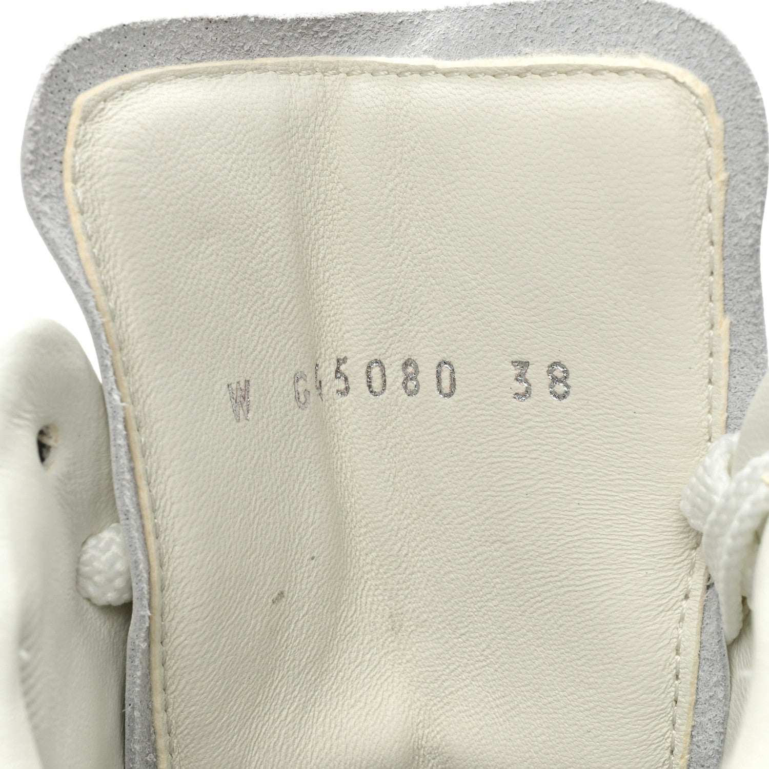 Chanel Calfskin CC High Top Sneaker 38 White 8 of 9