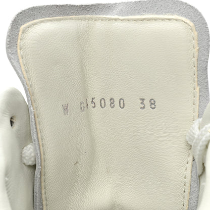 Chanel Calfskin CC High Top Sneaker 38 White 8 of 9