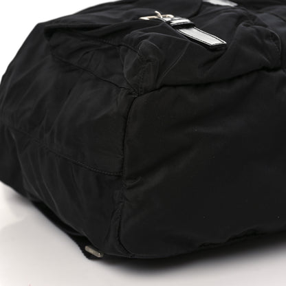 Prada Nylon Vela Medium Backpack Black 7 of 9