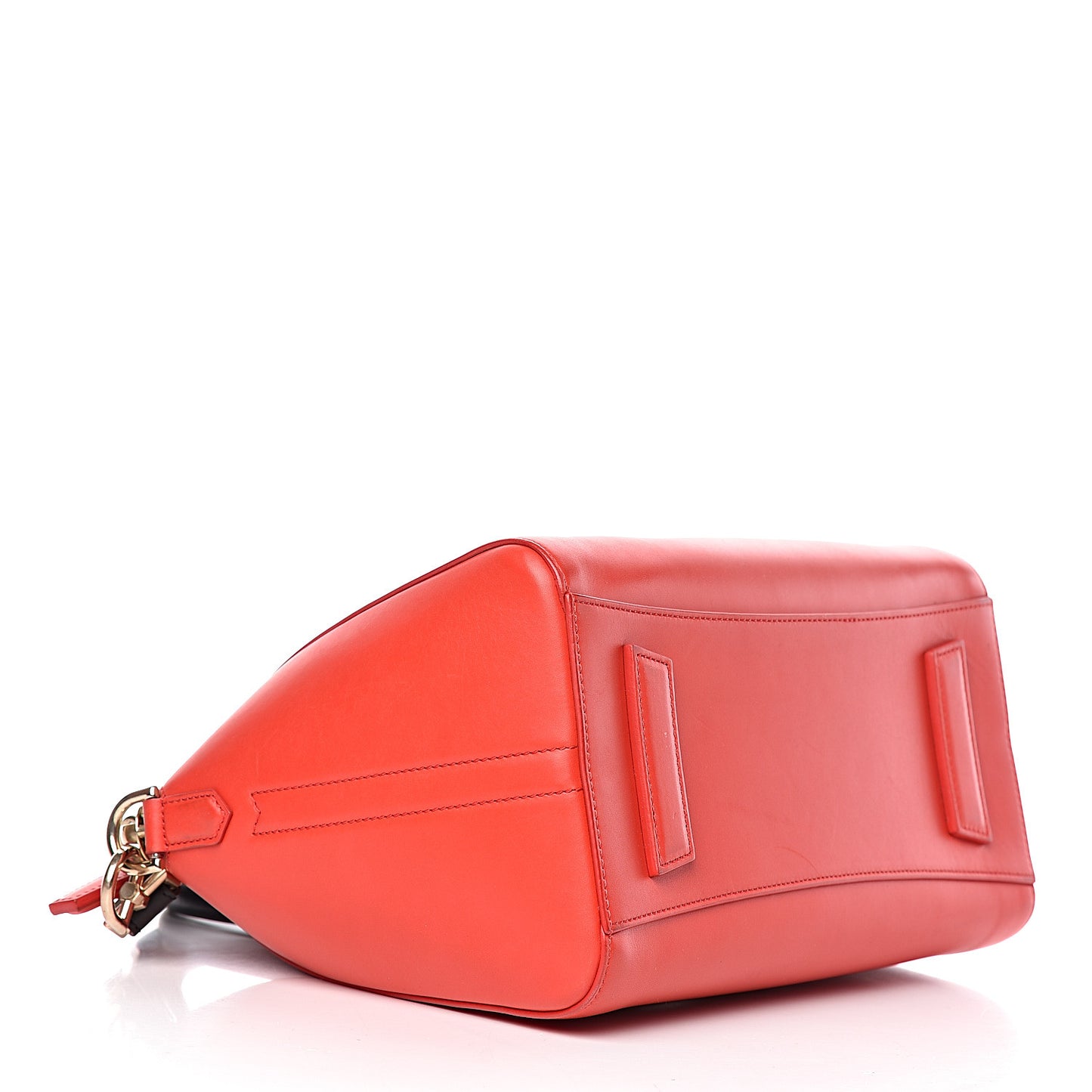 Smooth Calfskin Small Bi-Color Antigona Red Black
