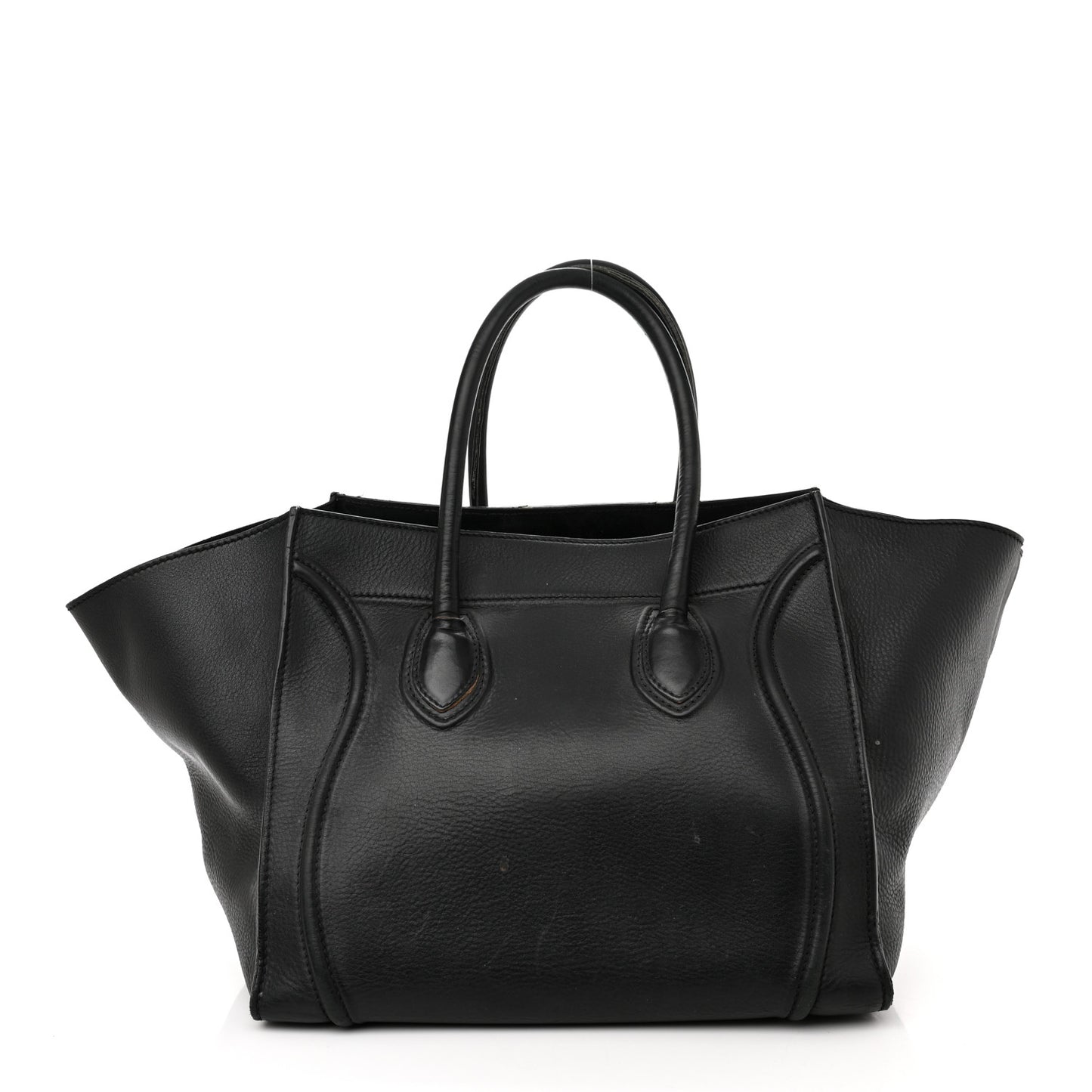 Supple Calfskin Medium Phantom Luggage Black