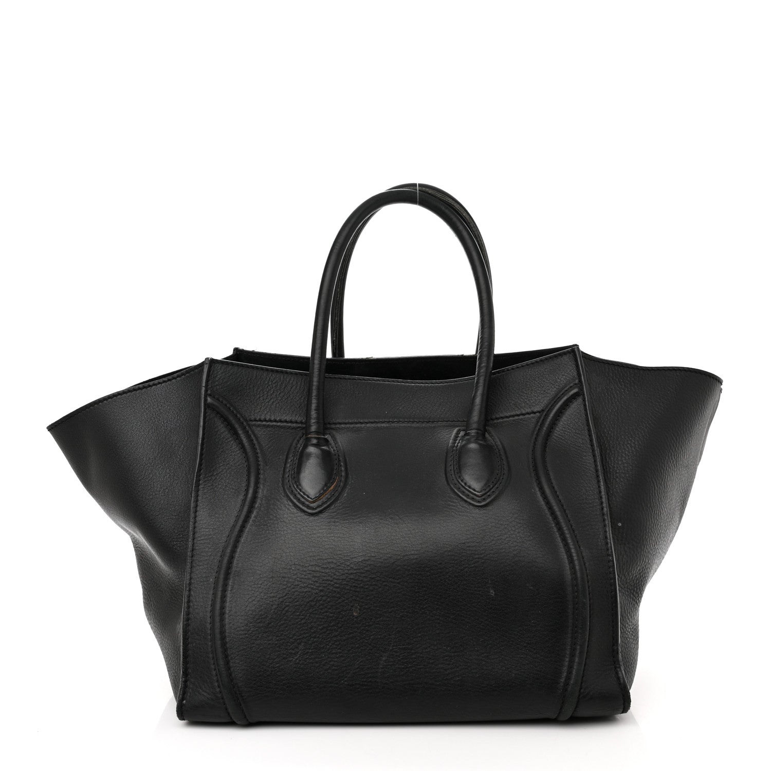 Celine Supple Calfskin Medium Phantom Luggage Black 17 of 22
