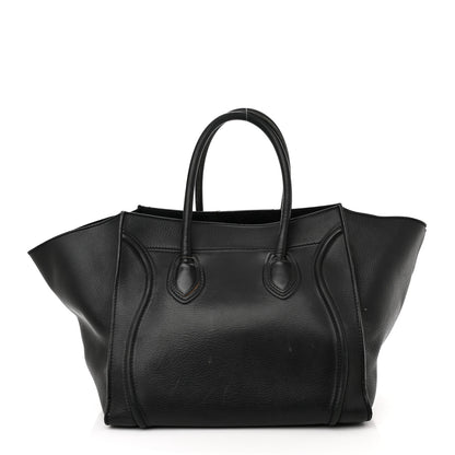 Celine Supple Calfskin Medium Phantom Luggage Black 17 of 22