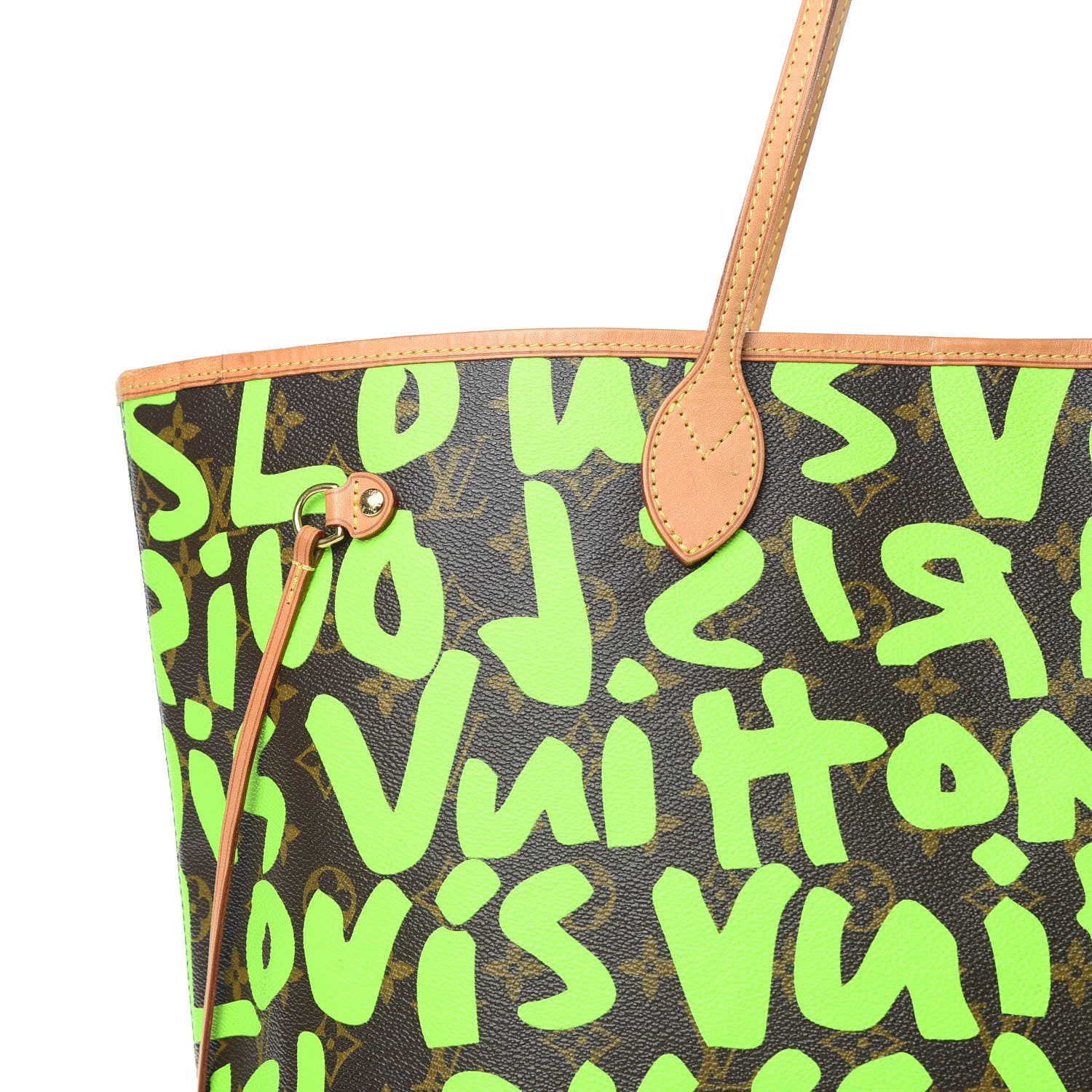 Louis Vuitton Monogram Graffiti Neverfull GM Green 8 of 15