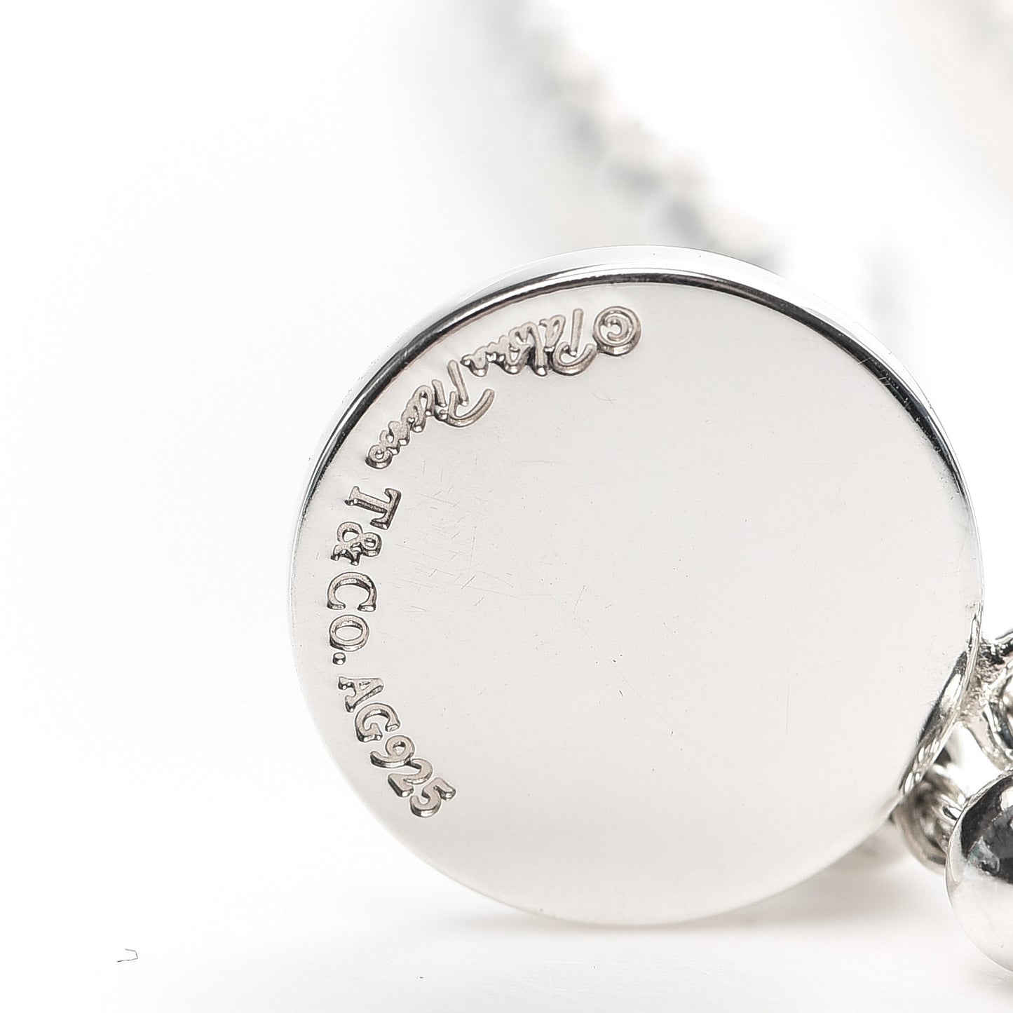 Sterling Silver 4mm Paloma Picasso Loving Heart Tag Bead Bracelet