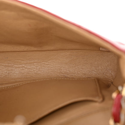 Chanel Lambskin Quilted Small Single Flap Red 11 of 17