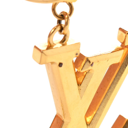 Louis Vuitton LV Facettes Bag Charm Key Holder Gold 4 of 6