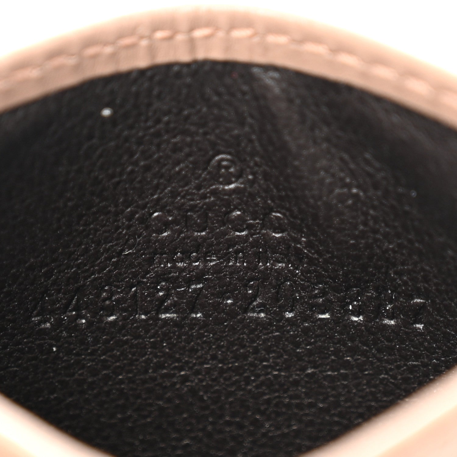 Gucci Calfskin Matelasse GG Marmont Card Holder Porcelain Rose 6 of 10