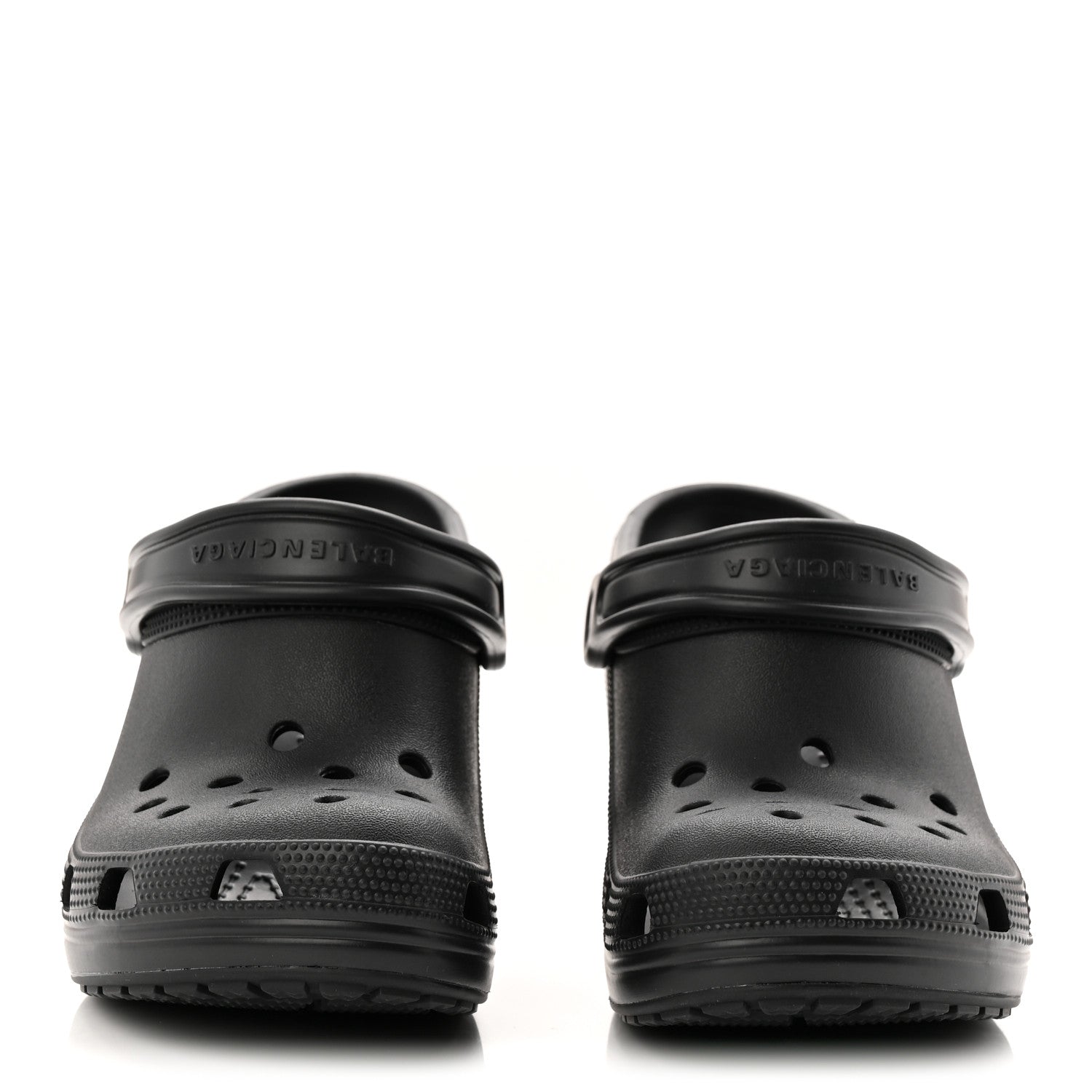 Balenciaga X CROCS Rubber Womens Madame 80 Sandals 37 Black 3 of 10