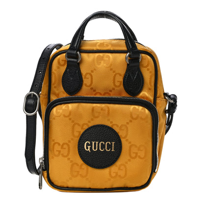 Gucci Econyl Nylon Monogram Off The Grid Shoulder Bag Crop Black 1 of 14
