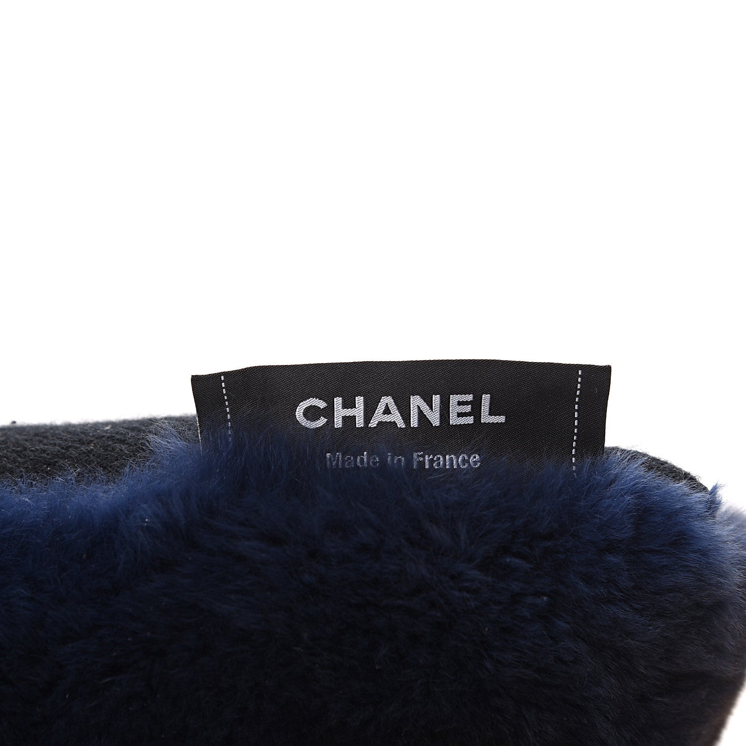 Chanel Orylag Cashmere CC Pillow Blue 4 of 7