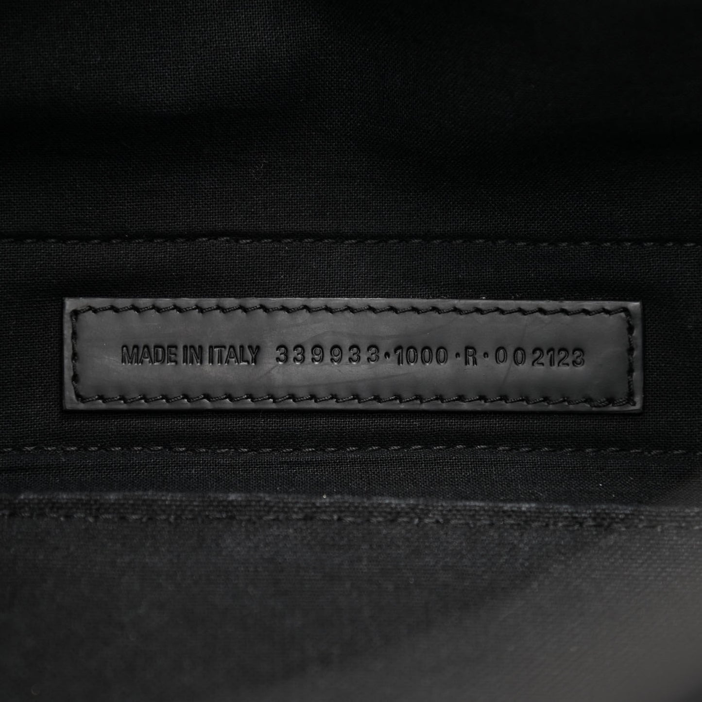 Cotton Canvas Calfskin S Navy Cabas Black