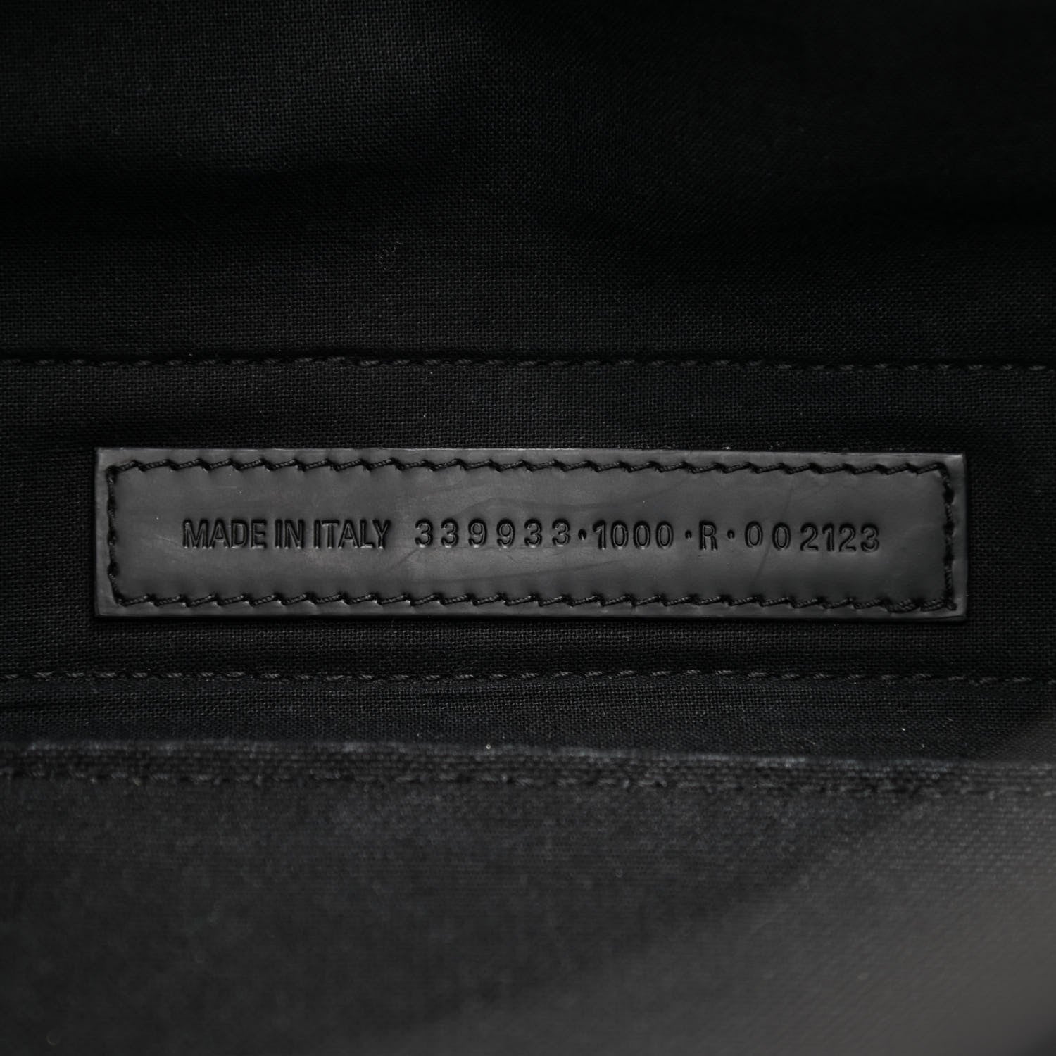 Balenciaga Cotton Canvas Calfskin S Navy Cabas Black 8 of 10