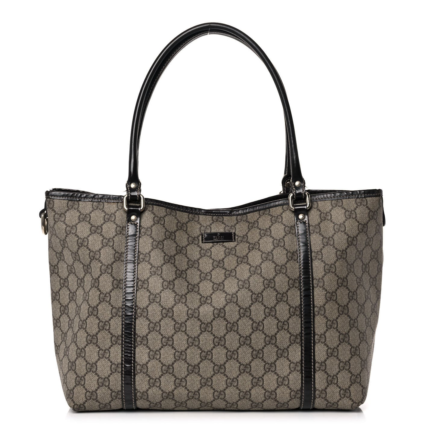 GG Plus Monogram Medium Joy Tote Dark Brown
