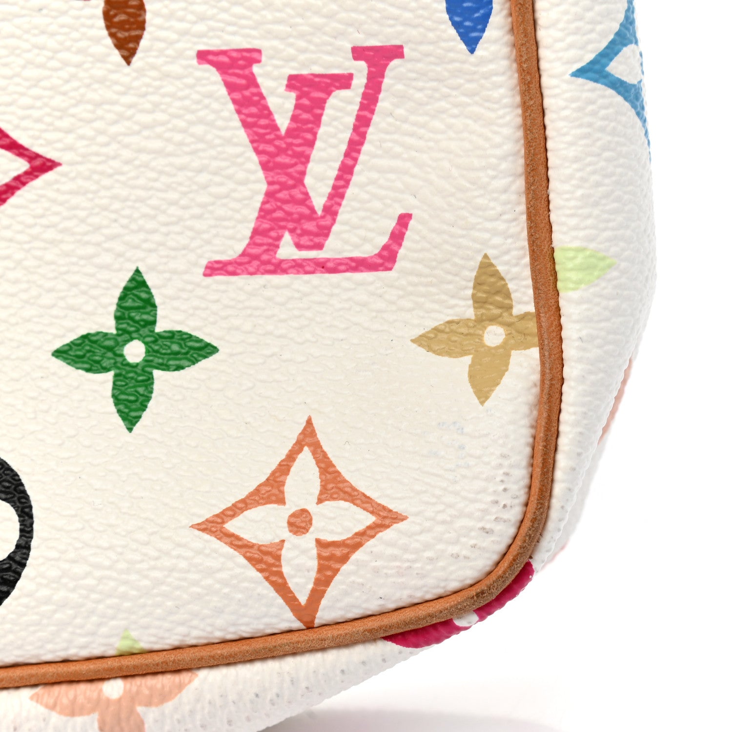 Louis Vuitton Monogram Multicolor Pochette Accessories White 13 of 15
