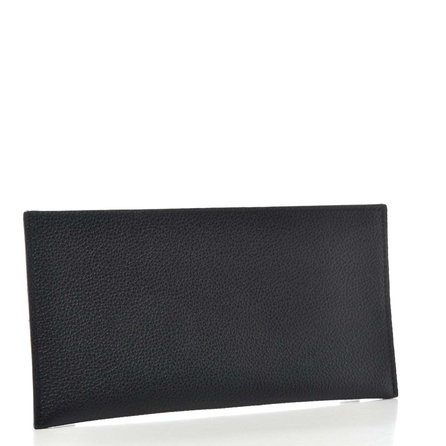 Calfskin Felicie Chain Wallet Card Holder Insert Black