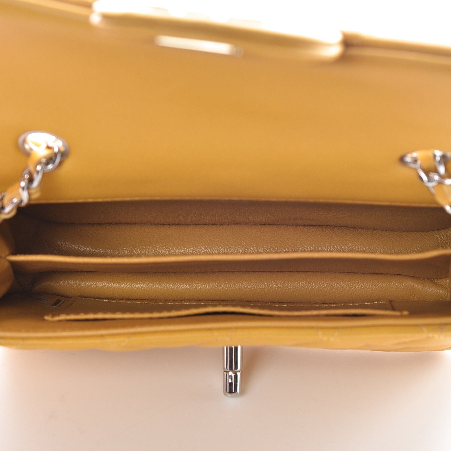 Chanel Lambskin Quilted Extra Mini Flap Yellow 5 of 13