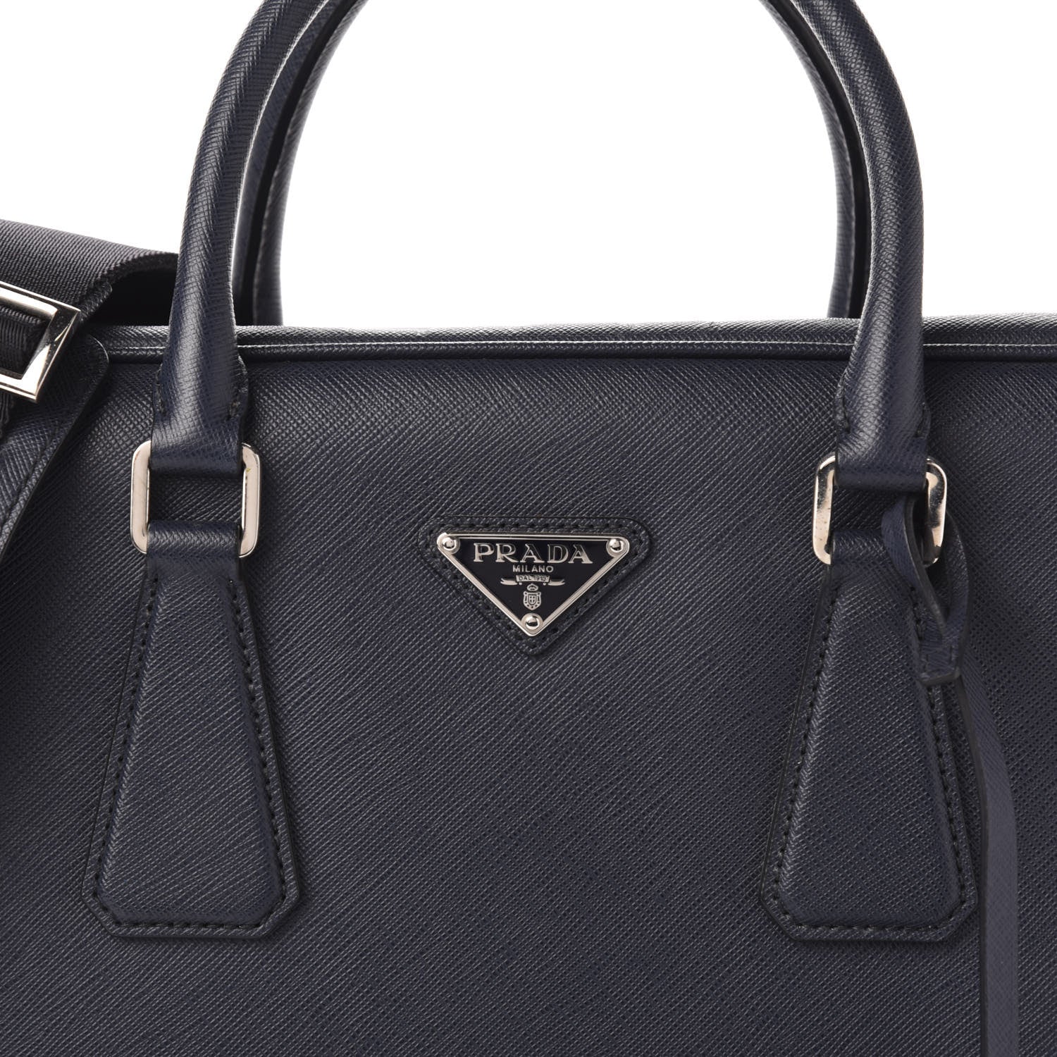 Prada Saffiano Travel Briefcase Baltico 11 of 11