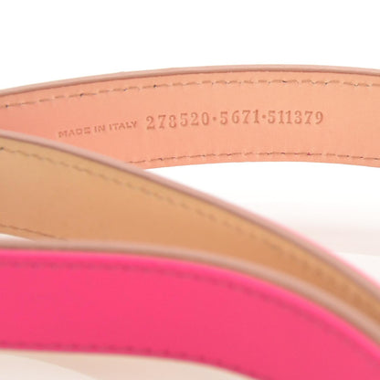 Balenciaga Leather Dog Leash Neon Pink 3 of 4