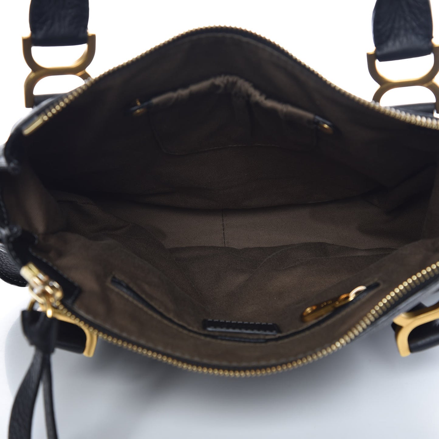 Calfskin Medium Marcie Satchel Black