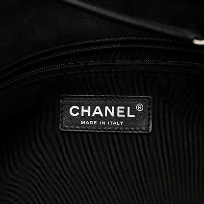 Chanel Iridescent Calfskin Quilted East West Flap Black 6 of 11